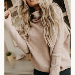 Give It Your All Sweater Latte Size Small Mindy Mae's Market